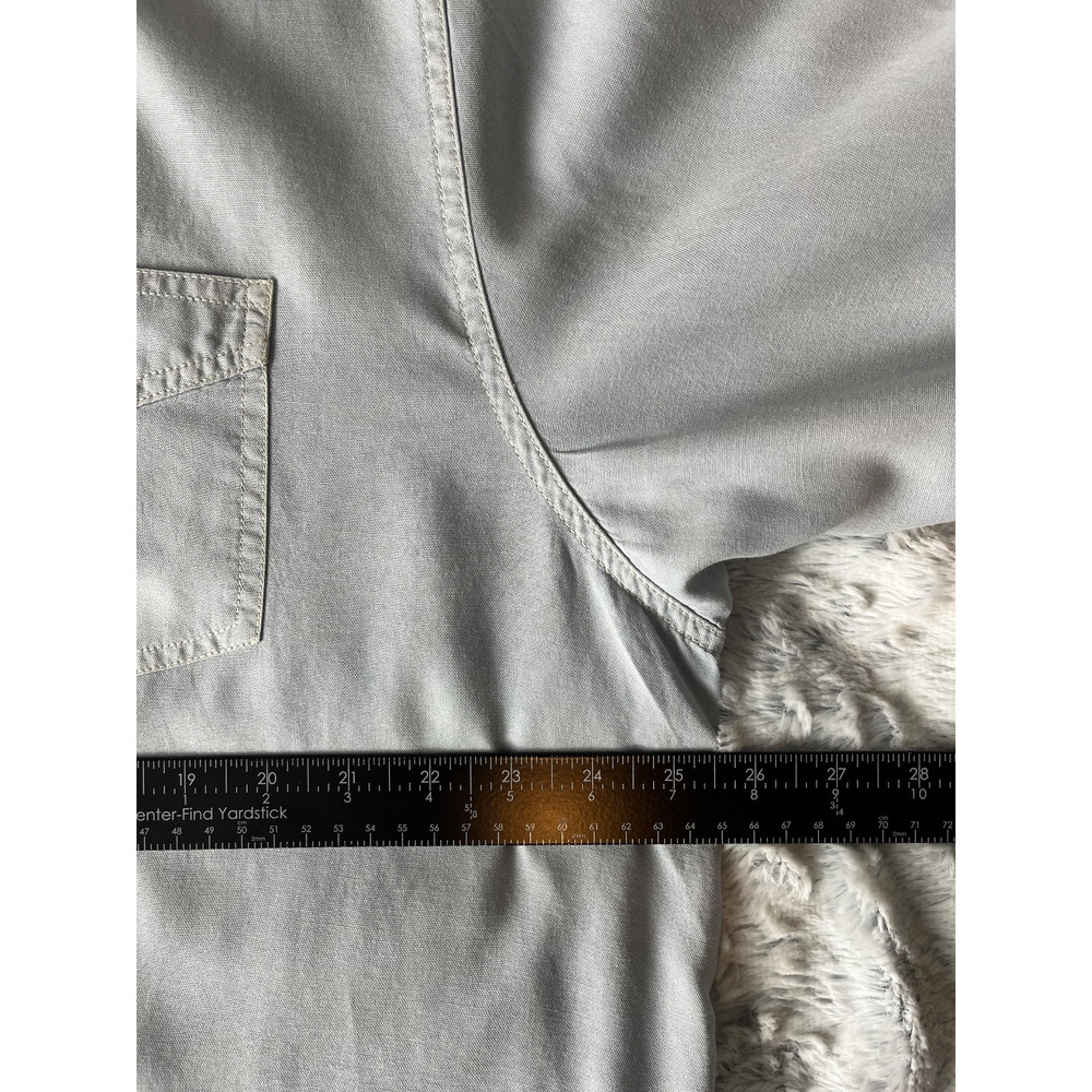 Tommy Bahama Jeans Coastal Grandpa Sage Grey Roll-Sleeve Shirt Mens XL Resort - Picture 9 of 9